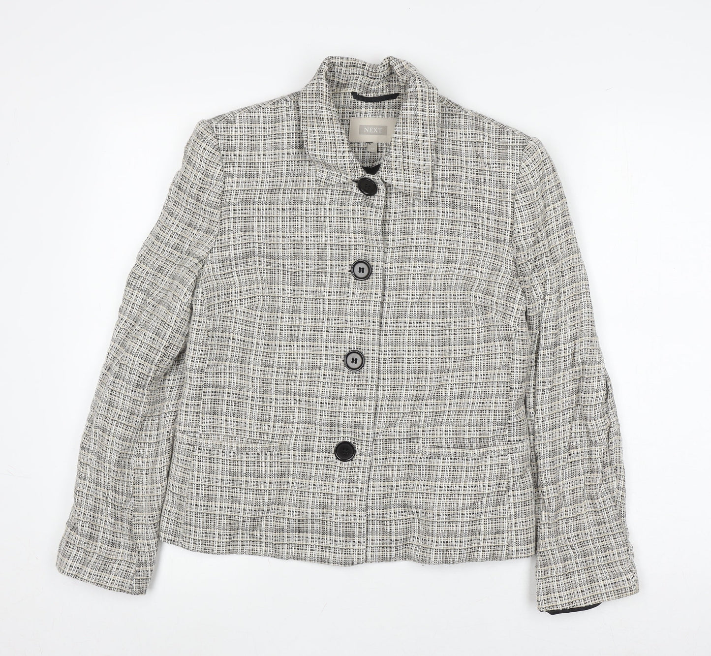 Next Women's Multi Tweed Check Jacket Size 12