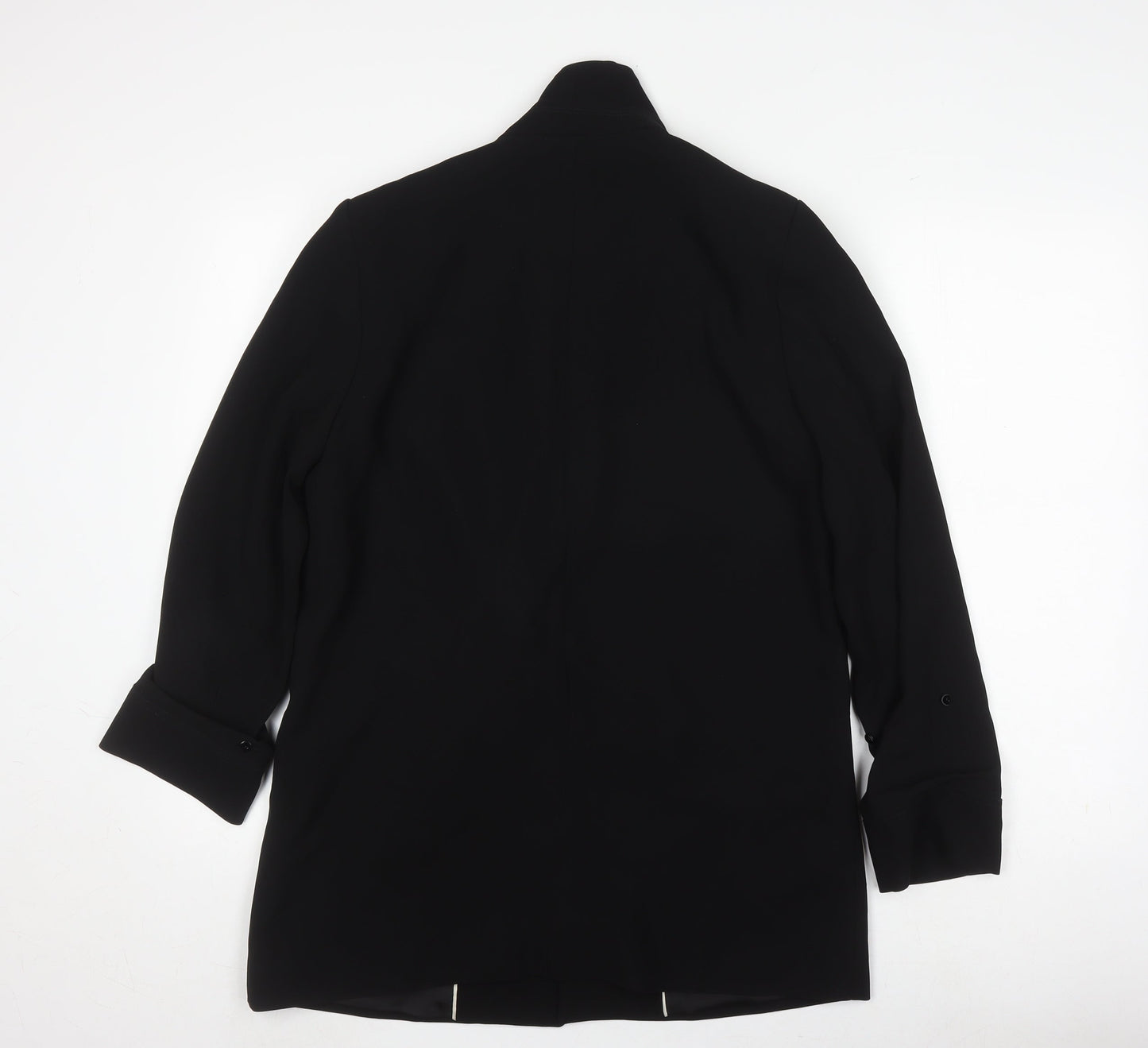 MNG Women's Black Blazer, Size M, Single-Breasted