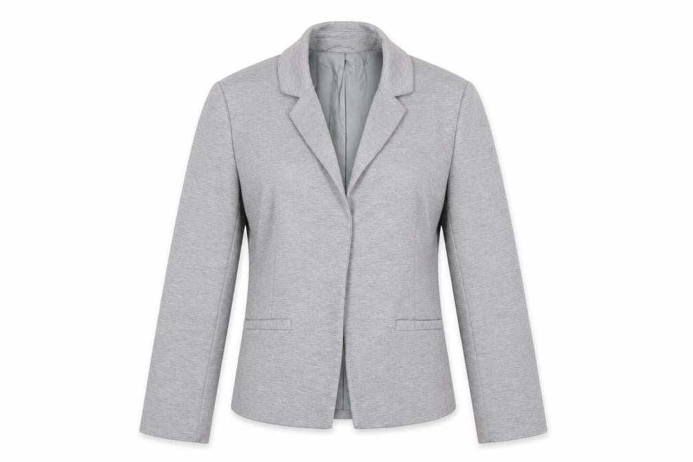 Miss Selfridge Grey Petite Blazer Women Size 10, Regular Fit