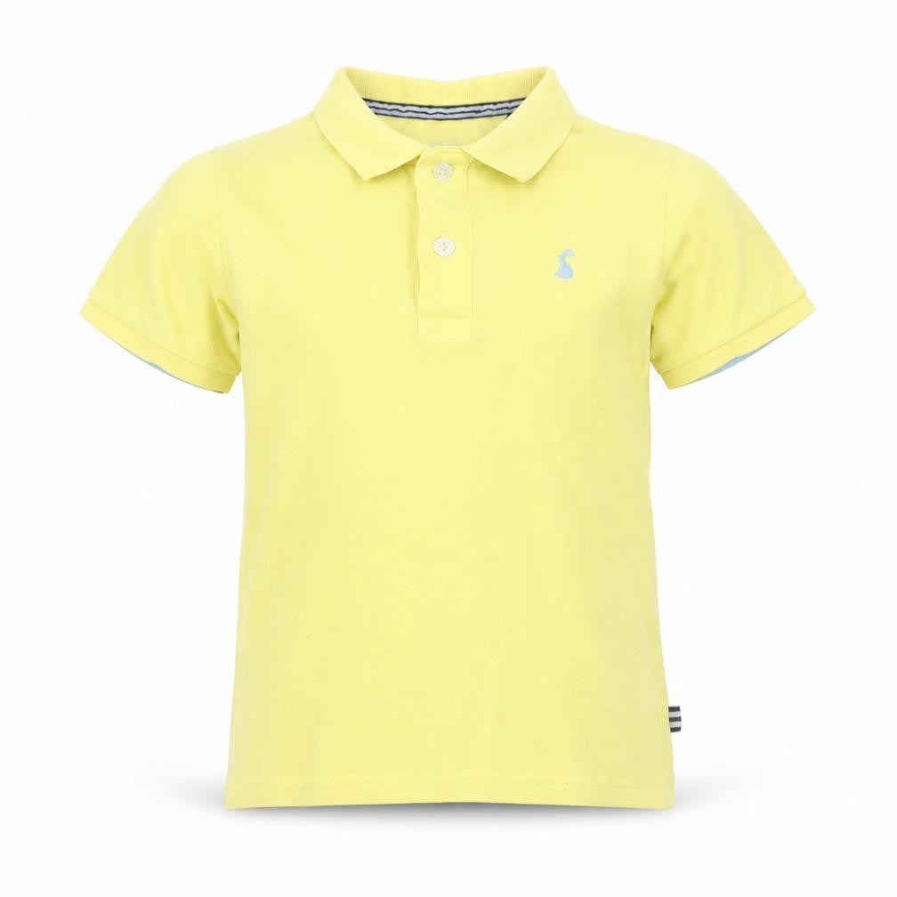 Joules Boys Yellow Polo Shirt, Size 6 Years, Short Sleeve