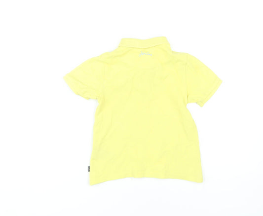 Joules Boys Yellow Polo Shirt, Size 6 Years, Short Sleeve