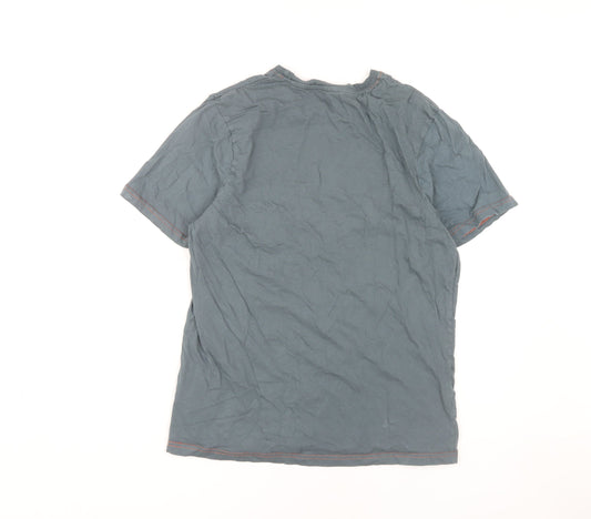 Star Wars Mandalorian Men's Grey Graphic Tee M