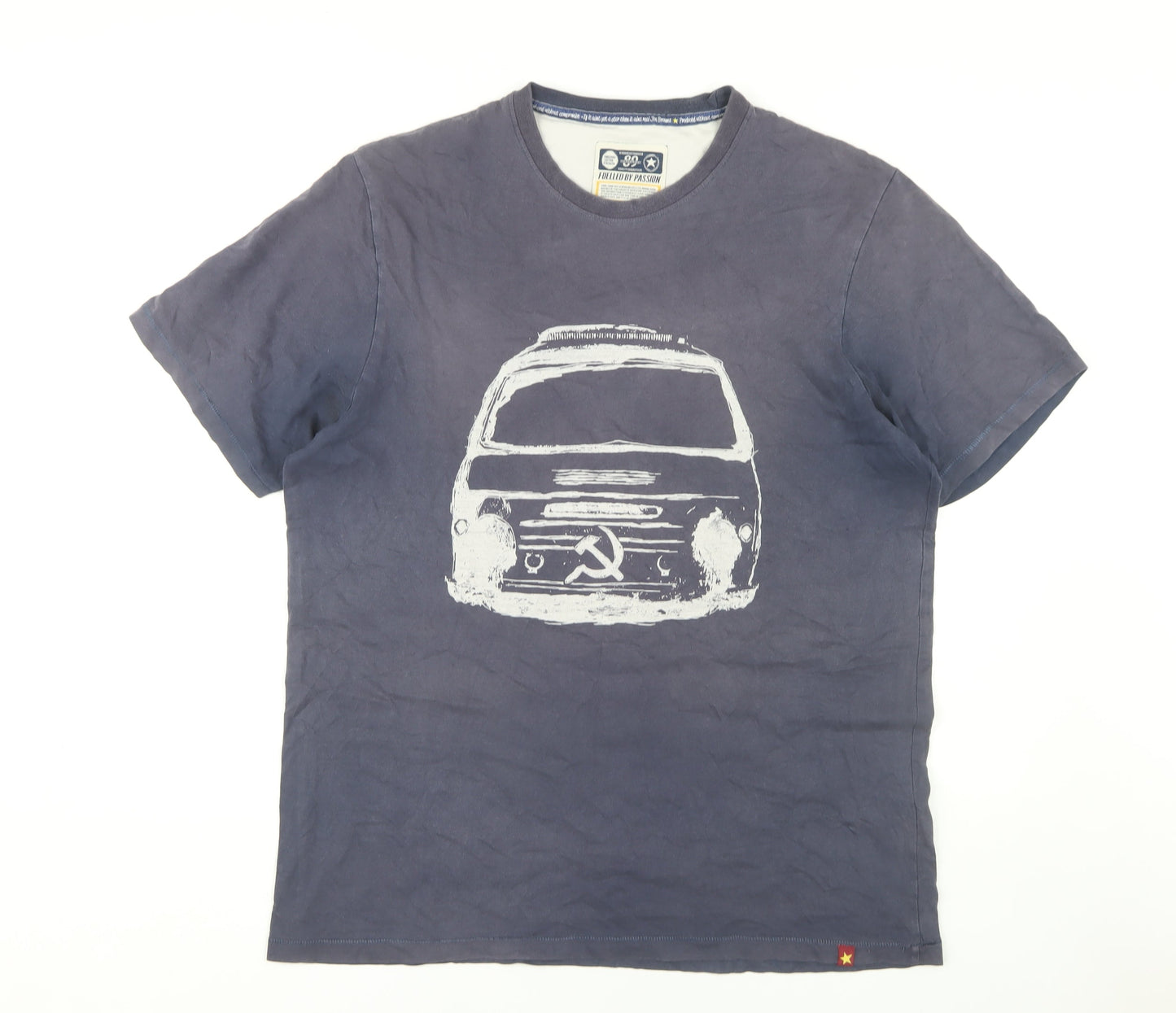 Joe Browns Blue Graphic Print T-Shirt XL