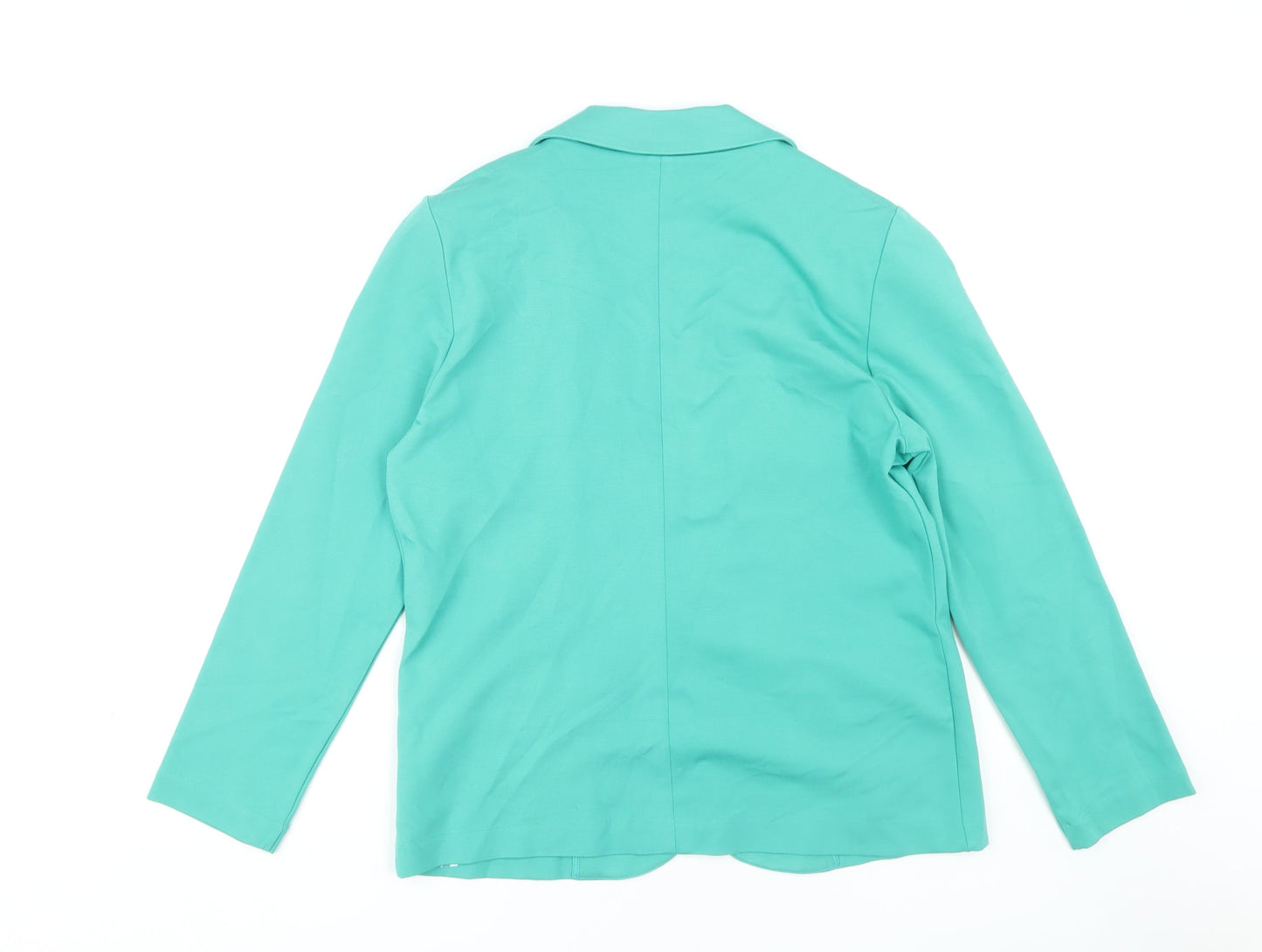 Afibel Women's Green Blazer, UK 14, Classic Fit