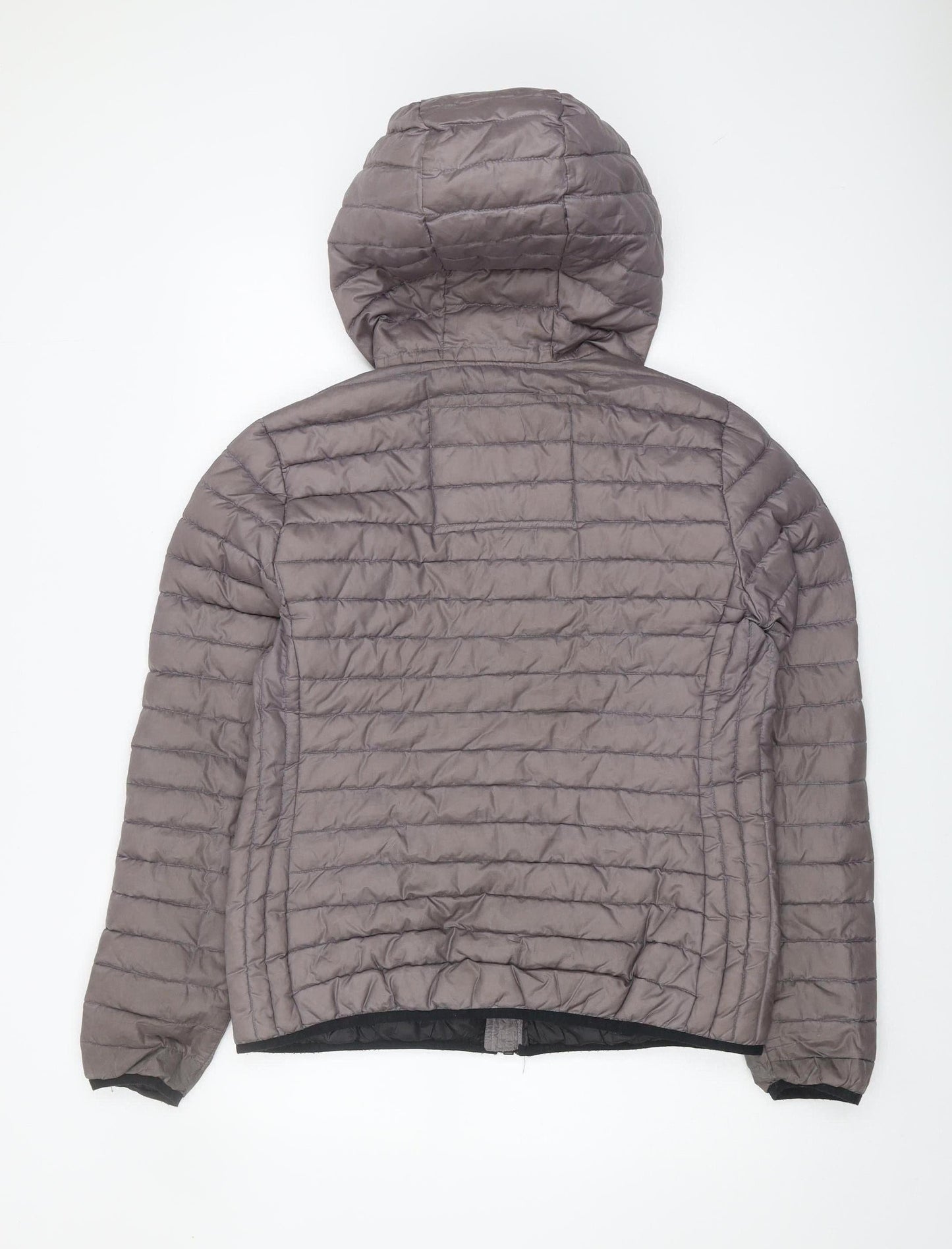 Superdry Men’s XL Grey Puffer Jacket with Hood