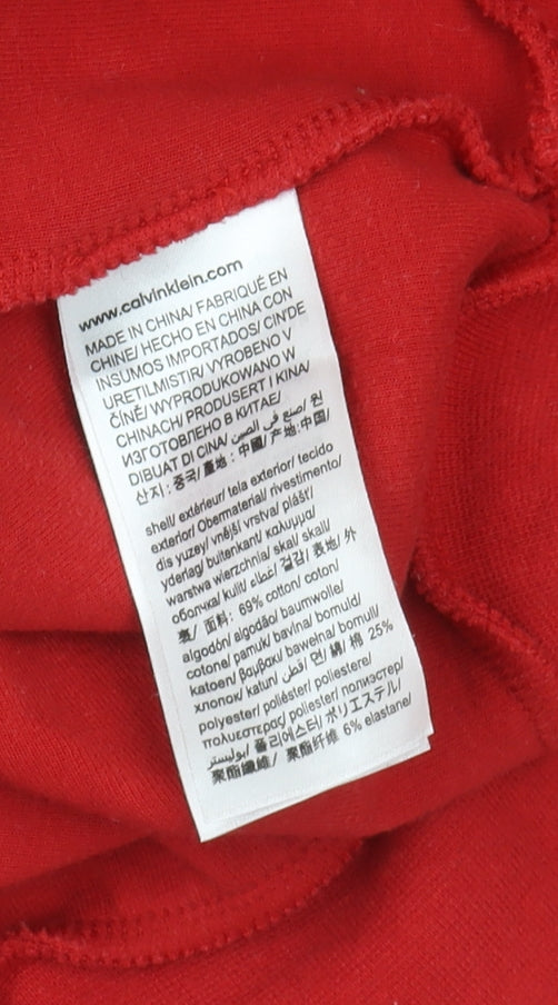 Calvin Klein Men’s Red XS Hoodie Pullover