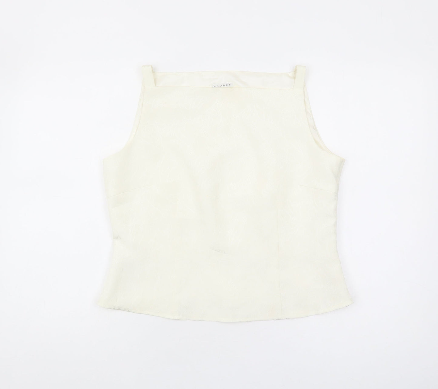 Planet Women's Ivory Sleeveless Blouse, Size 14