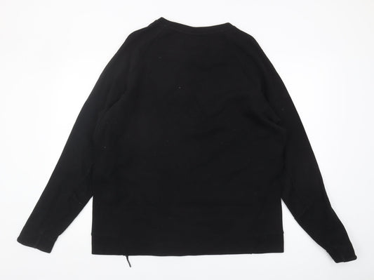 #Five Men's Black Pullover Sweatshirt L