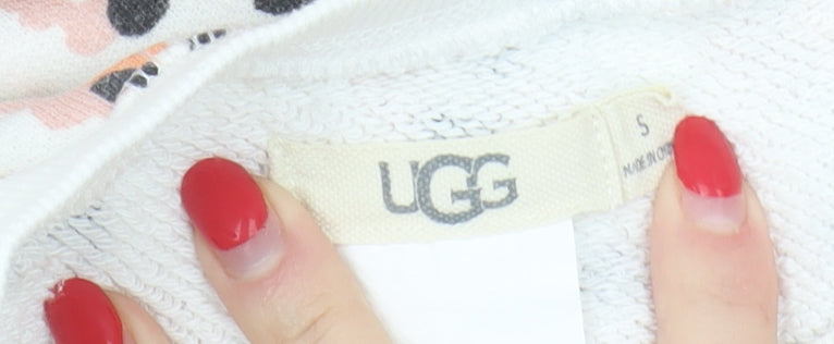 UGG Women's Multicoloured Animal Print Pullover Sweatshirt, S