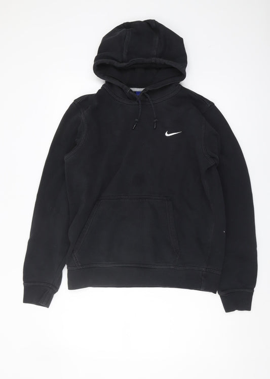 Nike Men's Black Pullover Hoodie M with Logo