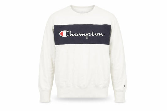 Womens UK XS Regular Champion White Pullover Sweatshirt