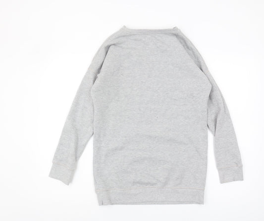 Marks and Spencer Girls Grey Pullover Sweatshirt 12-13 Years