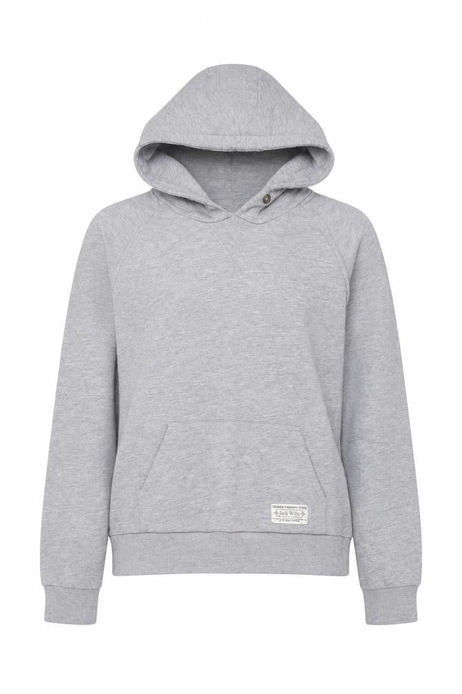 Womens UK 14 Regular Jack Wills Grey Pullover Hoodie