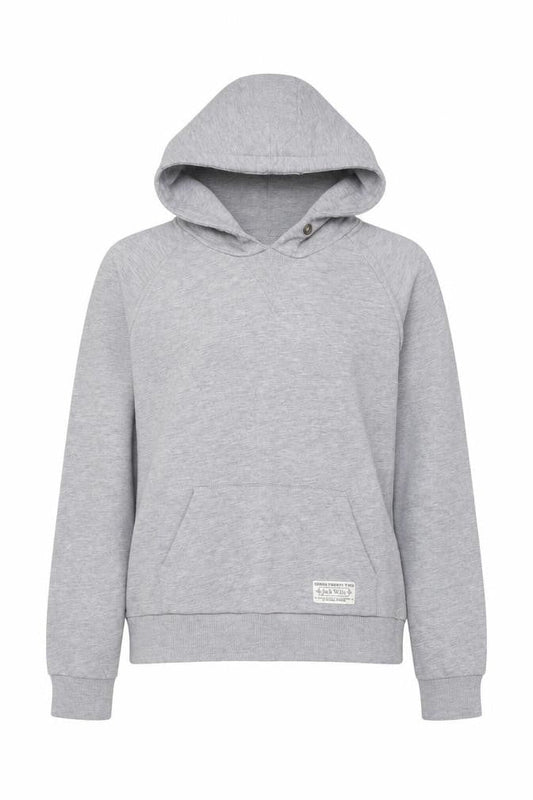Womens UK 14 Regular Jack Wills Grey Pullover Hoodie
