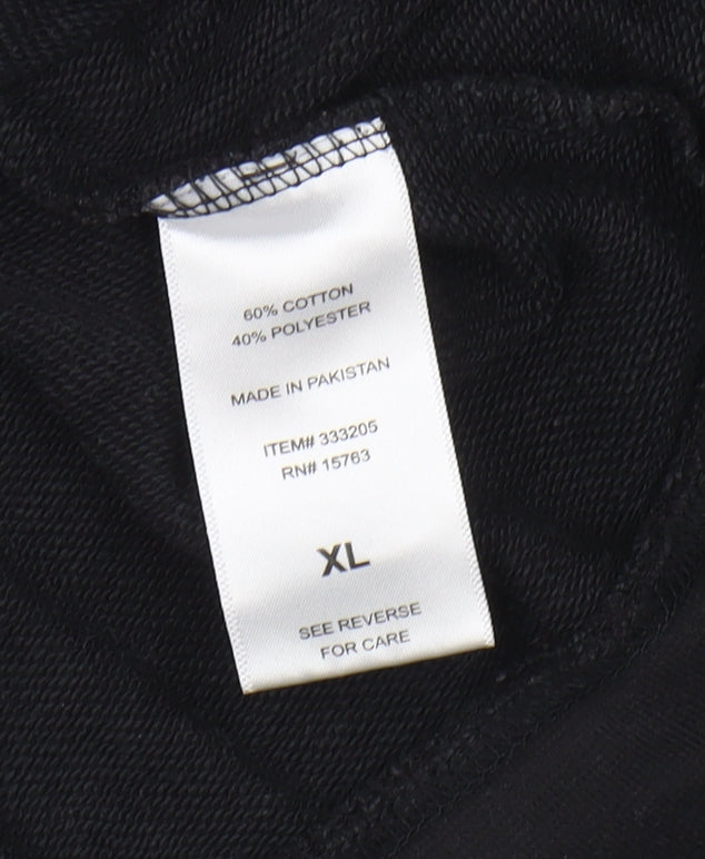 Champion Men's Black XL Logo Sweatshirt