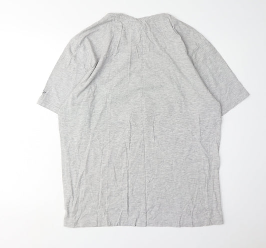 Crosshatch Men's Grey 2XL Camouflage T-Shirt