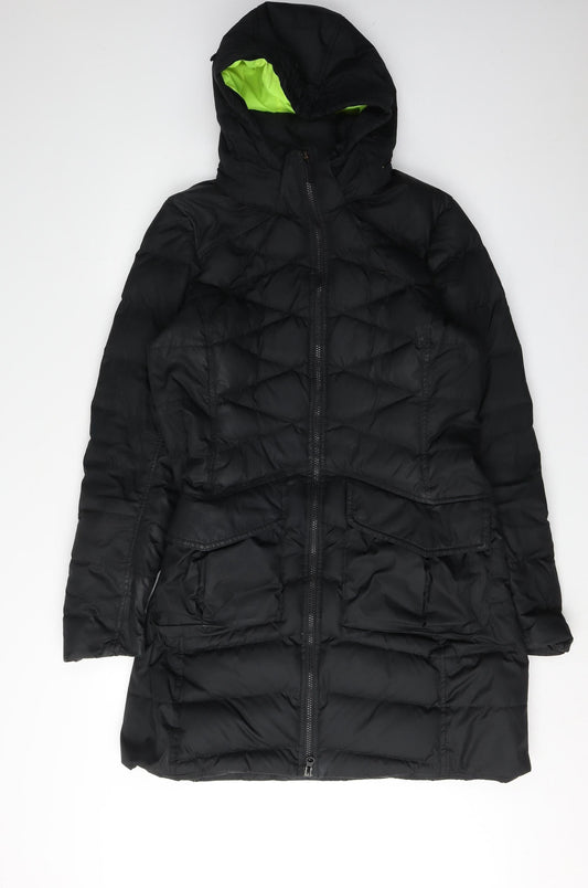 Nike Women's Black Hooded Puffer Jacket Size L