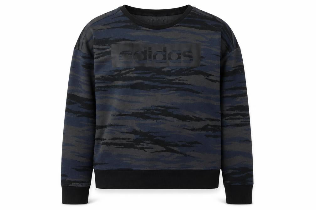 Unisex Adults UK 14 Regular adidas Black 1/4 Zip Sweatshirt
