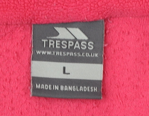 Trespass Women's Pink Fleece Pullover Sweatshirt L