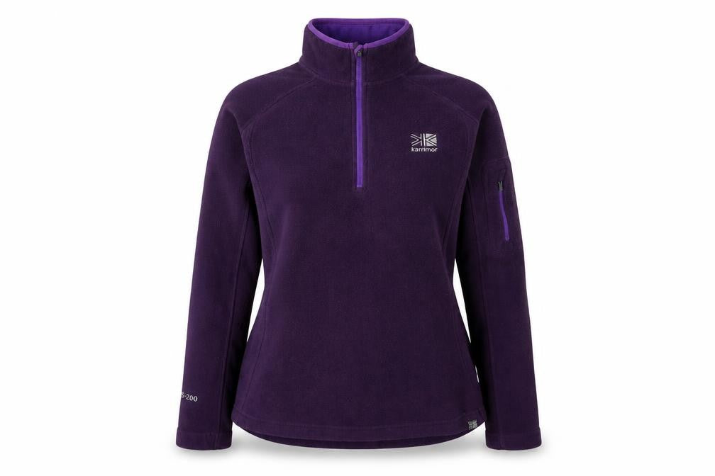 Womens UK 12 Regular Karrimor Purple Pullover Sweatshirt