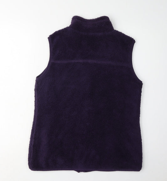 Mountain Warehouse Women Purple Fleece Waistcoat Size 12