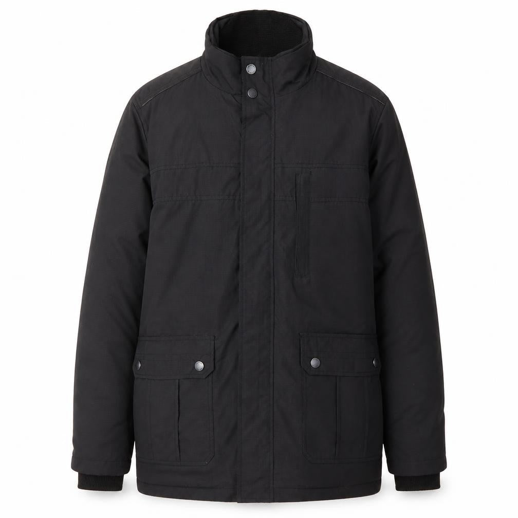 Jeff Banks Men's Black Military Jacket M