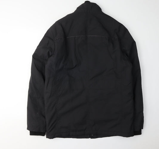 Jeff Banks Men's Black Military Jacket M