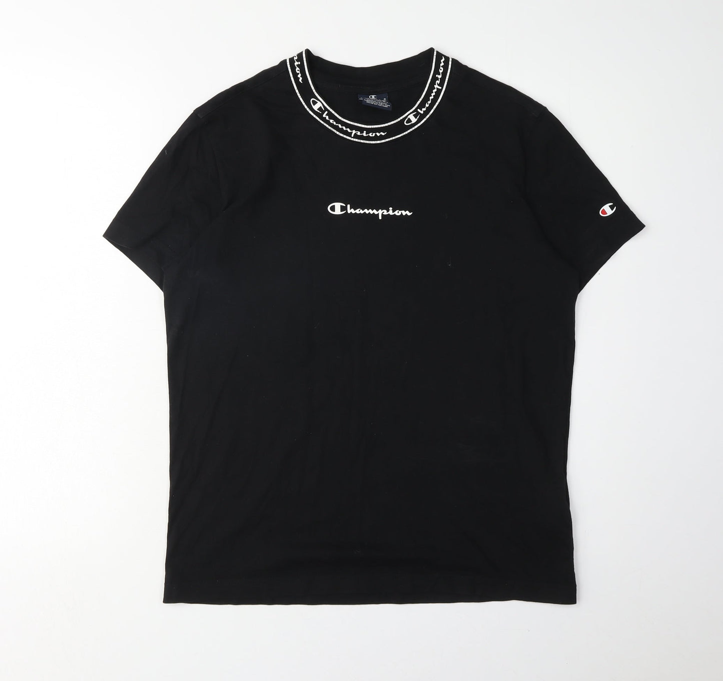 Champion Men's Black XS Crew Neck T-Shirt