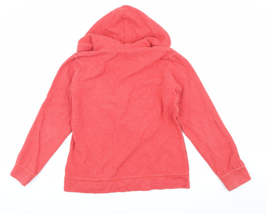 Fat Face Women's Red Henley Hoodie Size 10