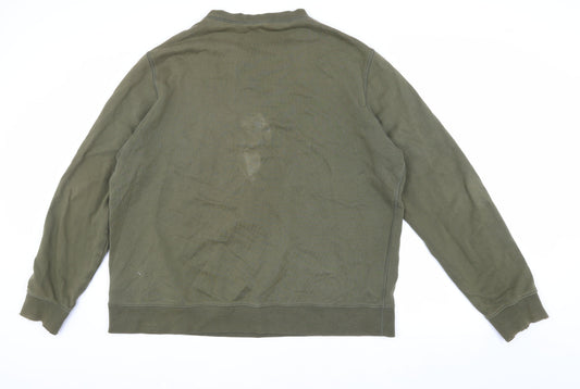 Marks and Spencer Men's Green XL Pullover Sweatshirt