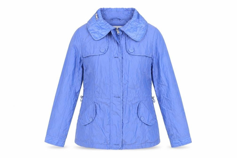 Marks and Spencer Women's Blue Rain Jacket Size 10
