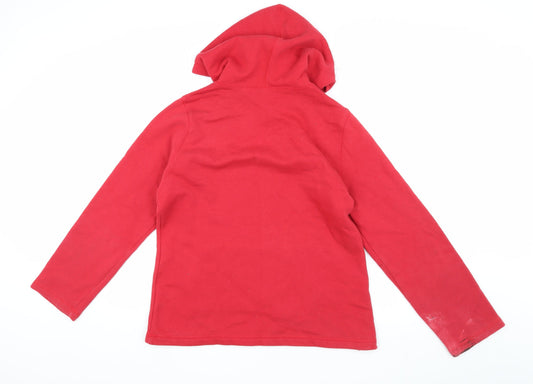 Gap Men's Red Hooded Pullover Hoodie L Sports