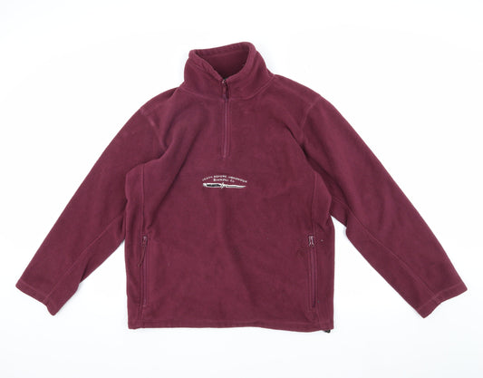 Doomsday Men's Red Fleece Pullover Sweatshirt M