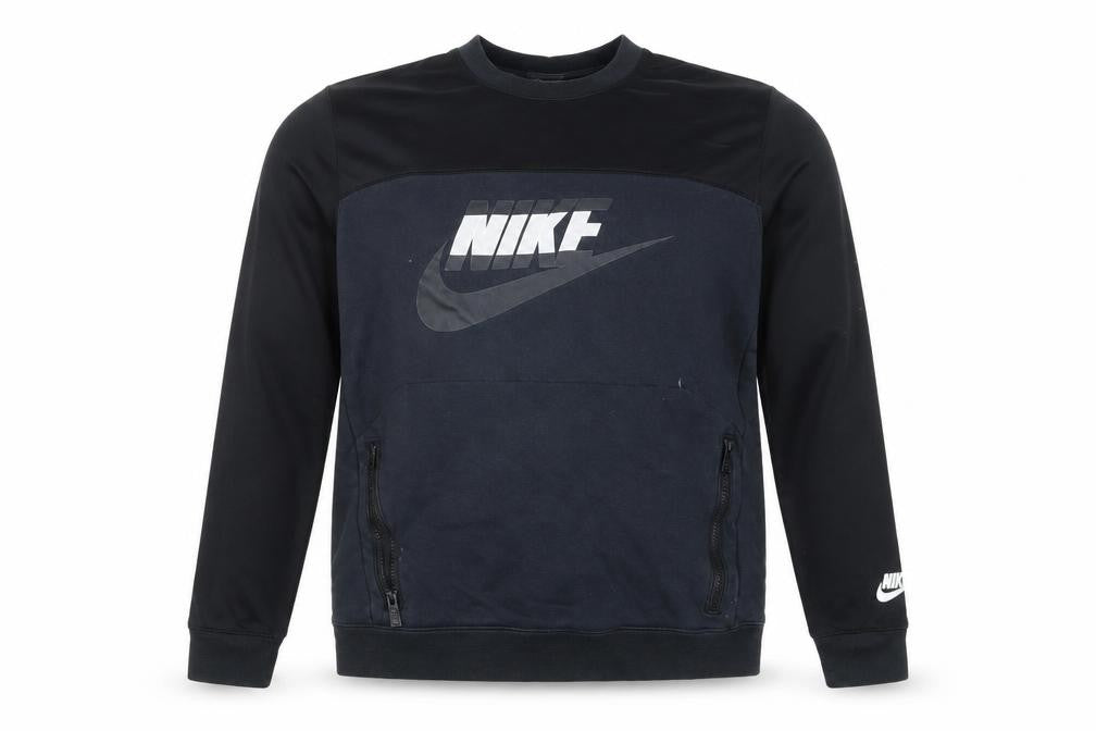 Mens UK S Regular Nike Black Pullover Sweatshirt