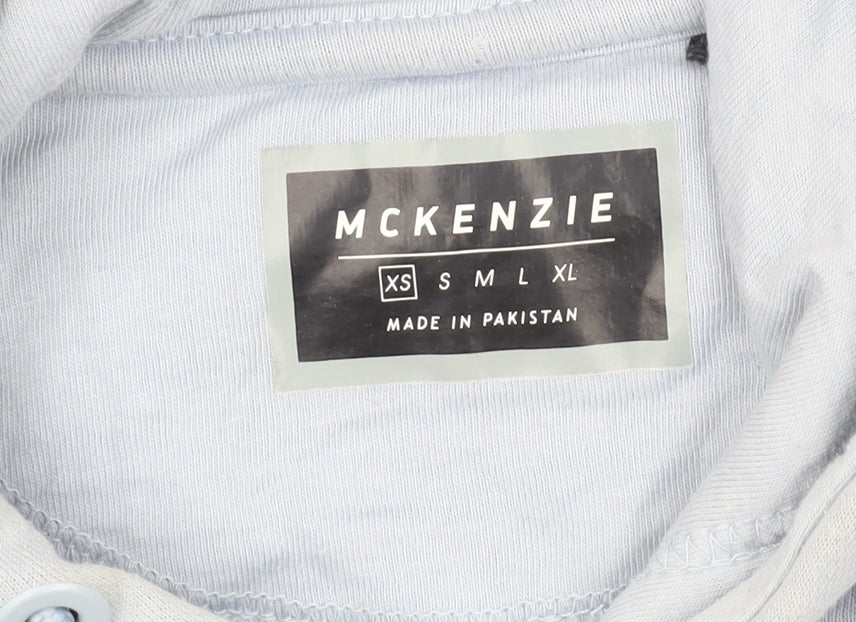 McKenzie Men's Blue Pullover Hoodie XS