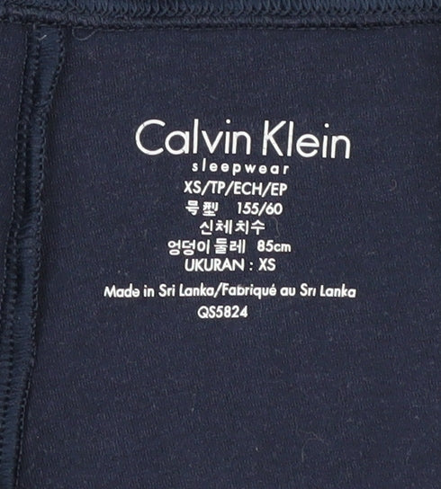 Calvin Klein Women’s Blue XS Leggings, Cotton Blend