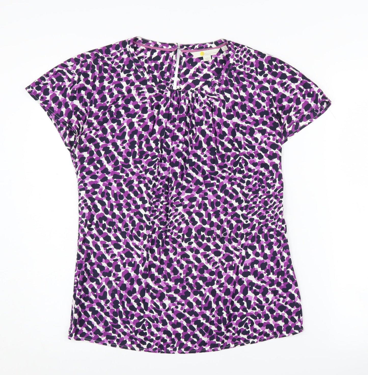 Boden Women's Multicoloured Animal Print Blouse Size 6