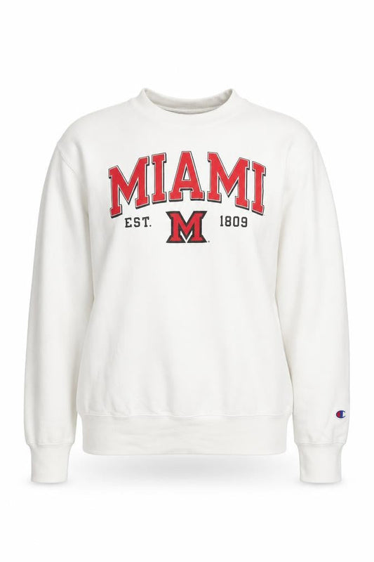 Unisex Adults UK M Regular Champion White Pullover Sweatshirt