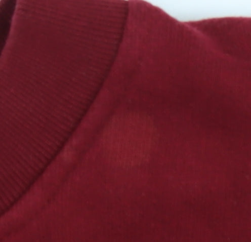 Adidas Men's Red Sweatshirt M Pullover Logo