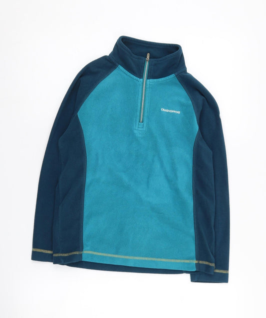 Craghoppers Boys Blue Fleece 1/2 Zip Sweatshirt 9-10 Years
