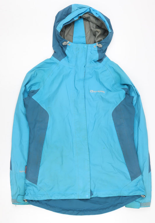 Sprayway Women's Blue Waterproof Jacket Size 10