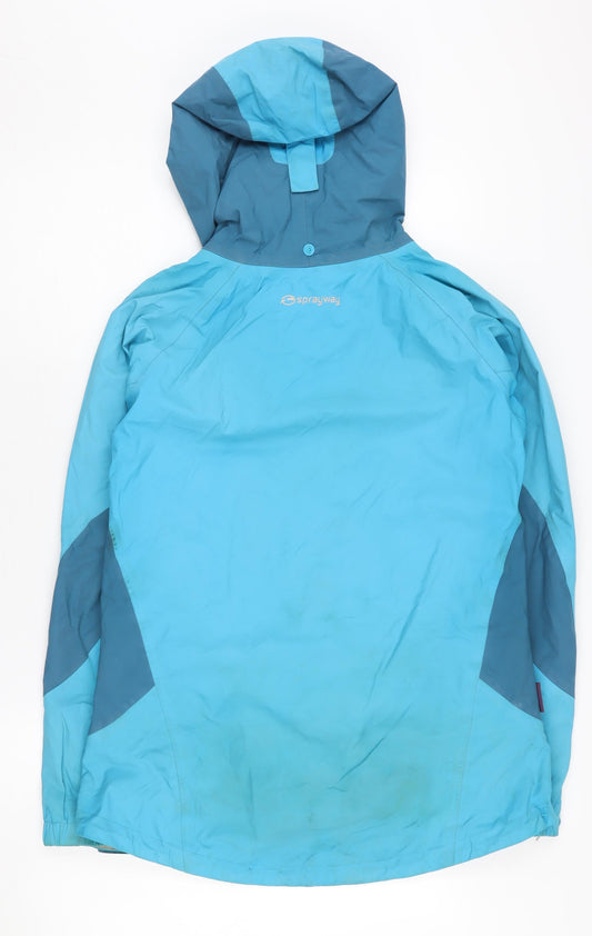Sprayway Women's Blue Waterproof Jacket Size 10