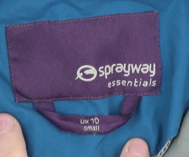 Sprayway Women's Blue Waterproof Jacket Size 10