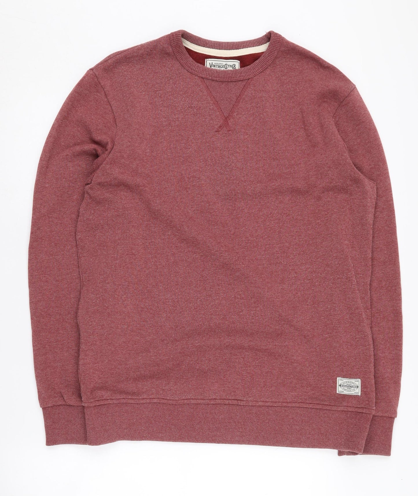 Jack & Jones Men's Red Pullover Sweatshirt - Size L