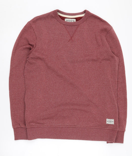 Jack & Jones Men's Red Pullover Sweatshirt - Size L