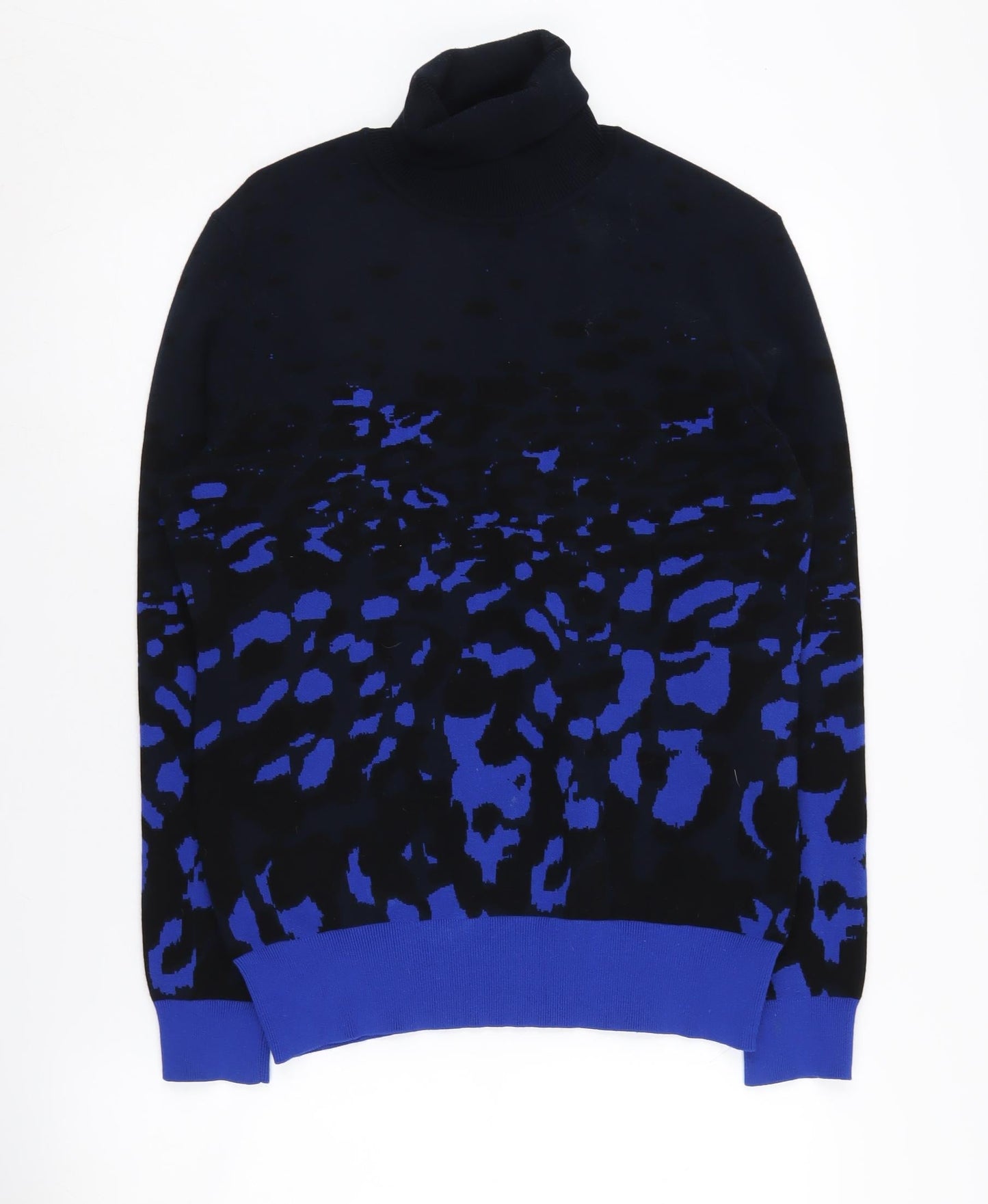Ted Baker Women's Blue Roll Neck Pullover Jumper
