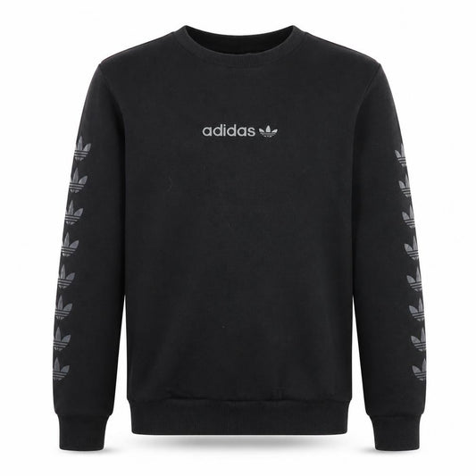 Adidas Boys Black Sweatshirt 11-12Y Lightweight Pullover