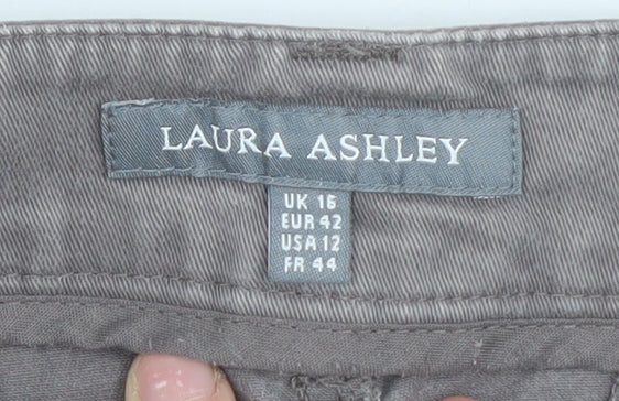 Laura Ashley Women's Grey Pencil Skirt Size 16