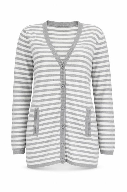 Womens UK 10 Regular adidas Grey Cardigan
