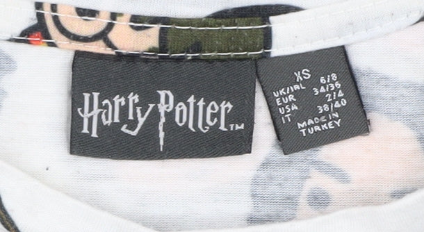 Harry Potter Unisex Multicoloured XS Cartoon T-Shirt